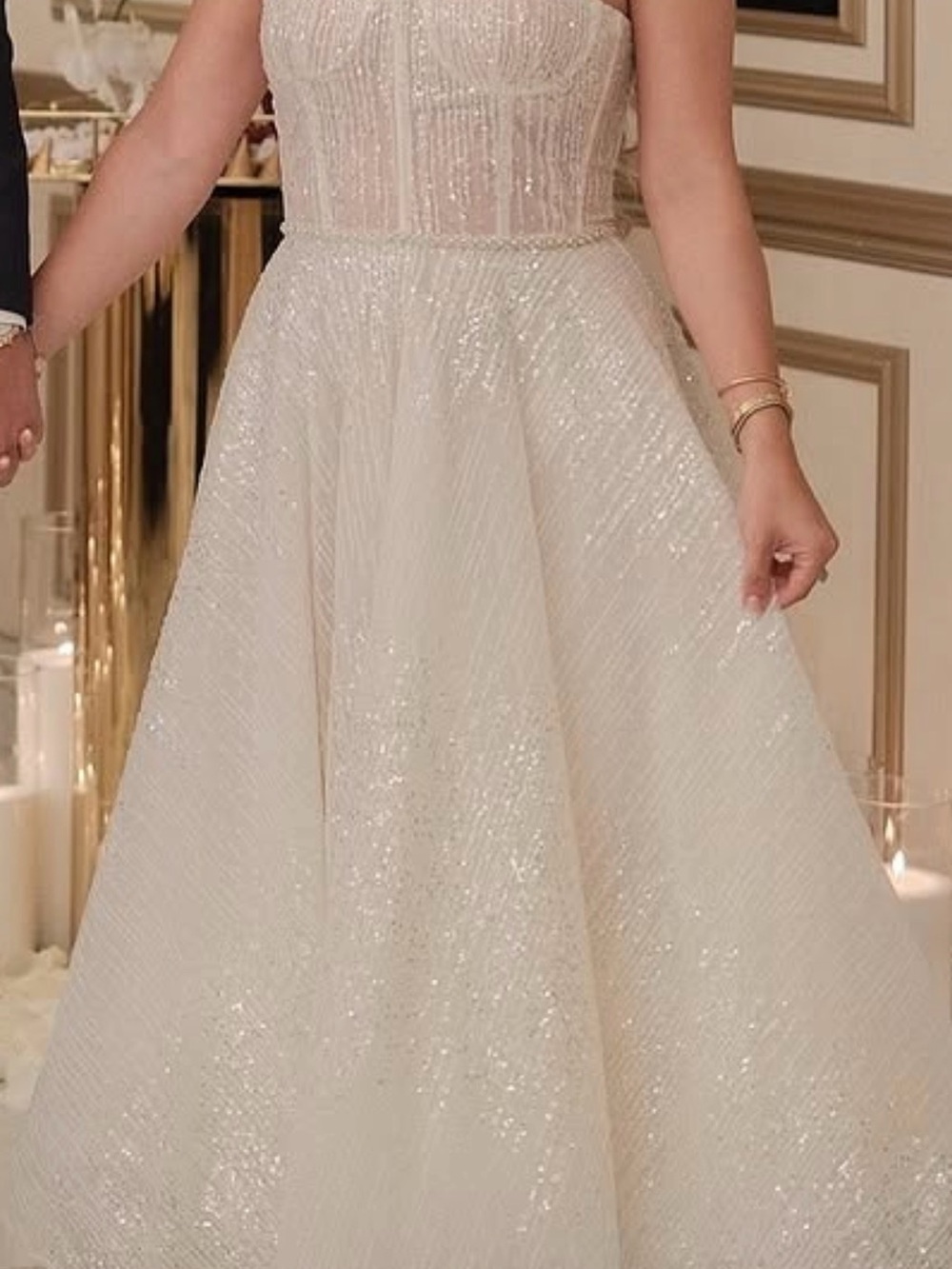 BRONX AND BANCO Mademoiselle Bridal Midi Dress
